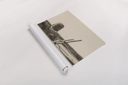 New Mexico Adobe by Nathan Larson. shown as a rolled paper print. Available as archival giclee rolled canvas, fine art paper, or poster print. SKU 81818i.