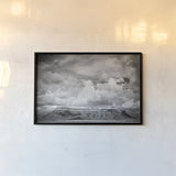 New Mexico Mesa by Nathan Larson. shown as a paper print in a black flame. Available as a archival giclee rolled canvas, fine art paper, or poster print. SKU 92321i.