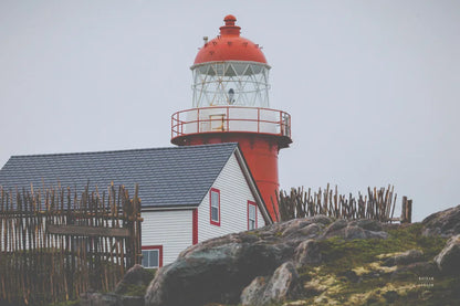 Newfoundland Foggy Morning by Nathan Larson. SKU 100496i. Archival Giclee Fine art print for wall decor.