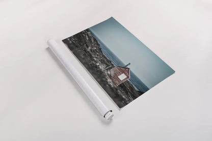 Newfoundland Historic Buildings Contrast by Nathan Larson. shown as a rolled paper print. Available as archival giclee rolled canvas, fine art paper, or poster print. SKU 101667i.