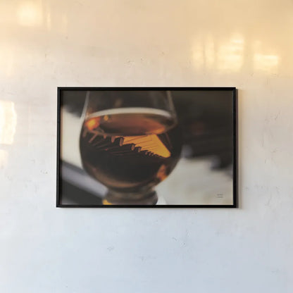 Night Vibes by Nathan Larson. shown as a paper print in a black flame. Available as a archival giclee rolled canvas, fine art paper, or poster print. SKU 77340i.