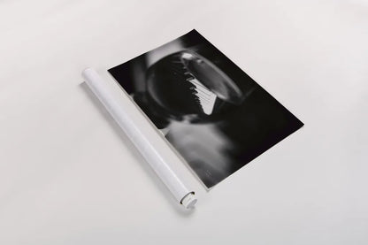 Night Vibes BW by Nathan Larson. shown as a rolled paper print. Available as archival giclee rolled canvas, fine art paper, or poster print. SKU 77342i.