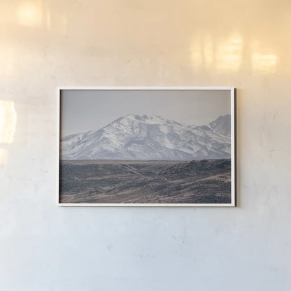 Old Mining Town View by Nathan Larson. shown as a paper print in a white frame. Available as a archival giclee rolled canvas, fine art paper, or poster print. SKU 96623i.
