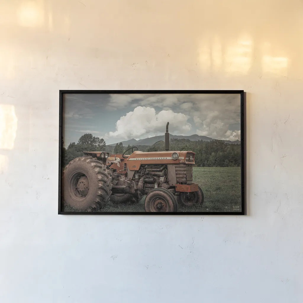 Old Puller by Nathan Larson. shown as a paper print in a black flame. Available as a archival giclee rolled canvas, fine art paper, or poster print. SKU 97912i.