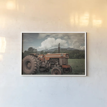 Old Puller by Nathan Larson. shown as a paper print in a white frame. Available as a archival giclee rolled canvas, fine art paper, or poster print. SKU 97912i.