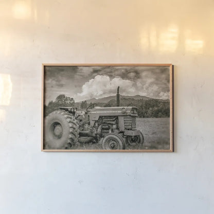 Old Puller Sepia by Nathan Larson. shown as a paper print in a natural frame. Available as a archival giclee rolled canvas, fine art paper, or poster print. SKU 97913i.