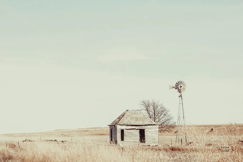 Old Well by Nathan Larson. SKU 98717i. Archival Giclee Fine art print for wall decor.