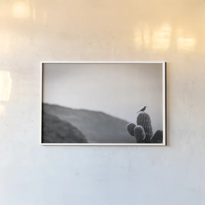 On Guard by Nathan Larson. shown as a paper print in a white frame. Available as a archival giclee rolled canvas, fine art paper, or poster print. SKU 90436i.