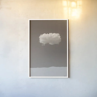 On My Own Sepia by Nathan Larson. shown as a paper print in a white frame. Available as a archival giclee rolled canvas, fine art paper, or poster print. SKU 86059h.