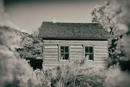 One Room Schoolhouse by Nathan Larson. SKU 95335i. Archival Giclee Fine art print for wall decor.
