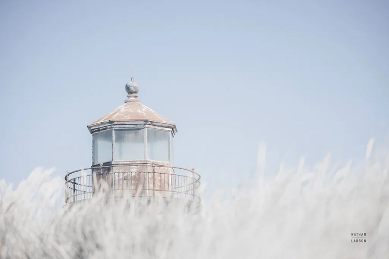 Oregon Coast Lighthouse Color by Nathan Larson. SKU 97442i. Archival Giclee Fine art print for wall decor.