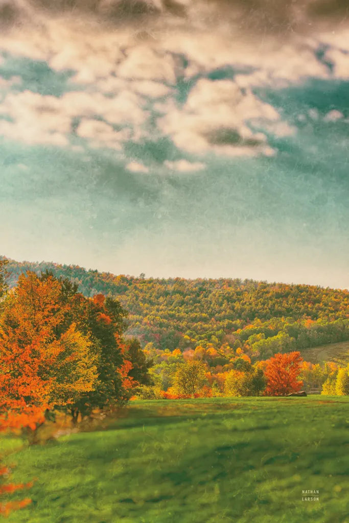 Over the Pasture by Nathan Larson. SKU 101671h. Archival Giclee Fine art print for wall decor.