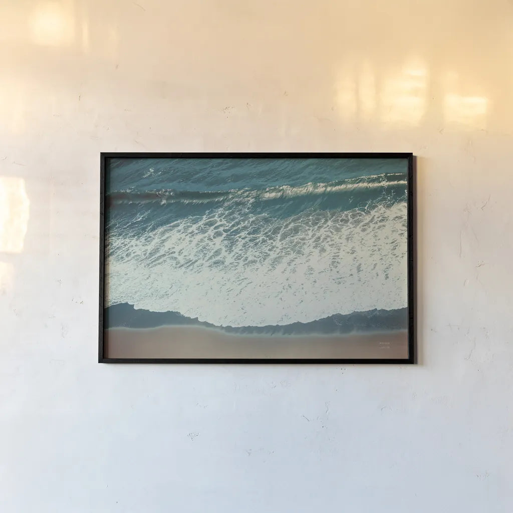 Pacific Afternoon I by Nathan Larson. shown as a paper print in a black flame. Available as a archival giclee rolled canvas, fine art paper, or poster print. SKU 88470i.