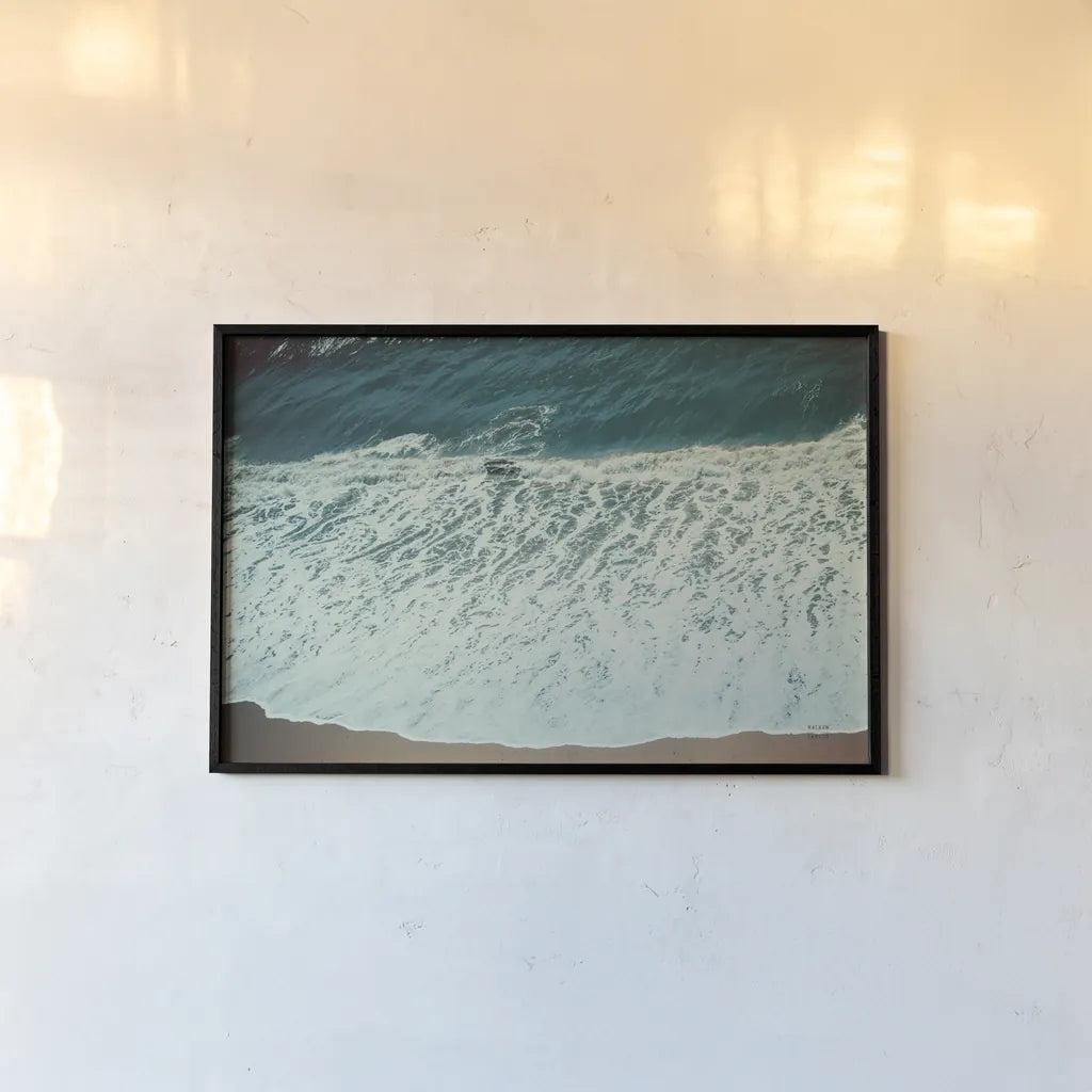 Pacific Afternoon II by Nathan Larson. shown as a paper print in a black flame. Available as a archival giclee rolled canvas, fine art paper, or poster print. SKU 88471i.