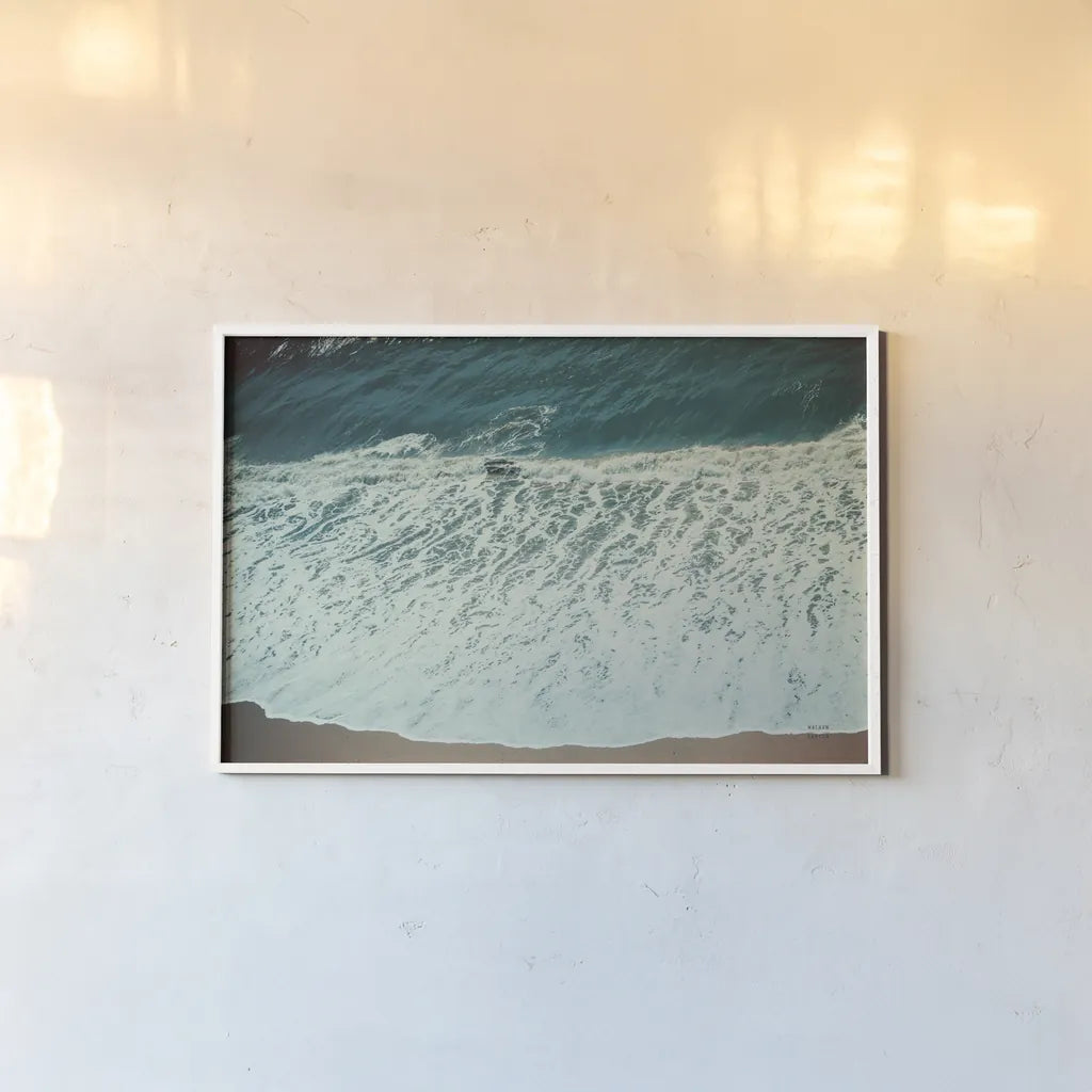 Pacific Afternoon II by Nathan Larson. shown as a paper print in a white frame. Available as a archival giclee rolled canvas, fine art paper, or poster print. SKU 88471i.
