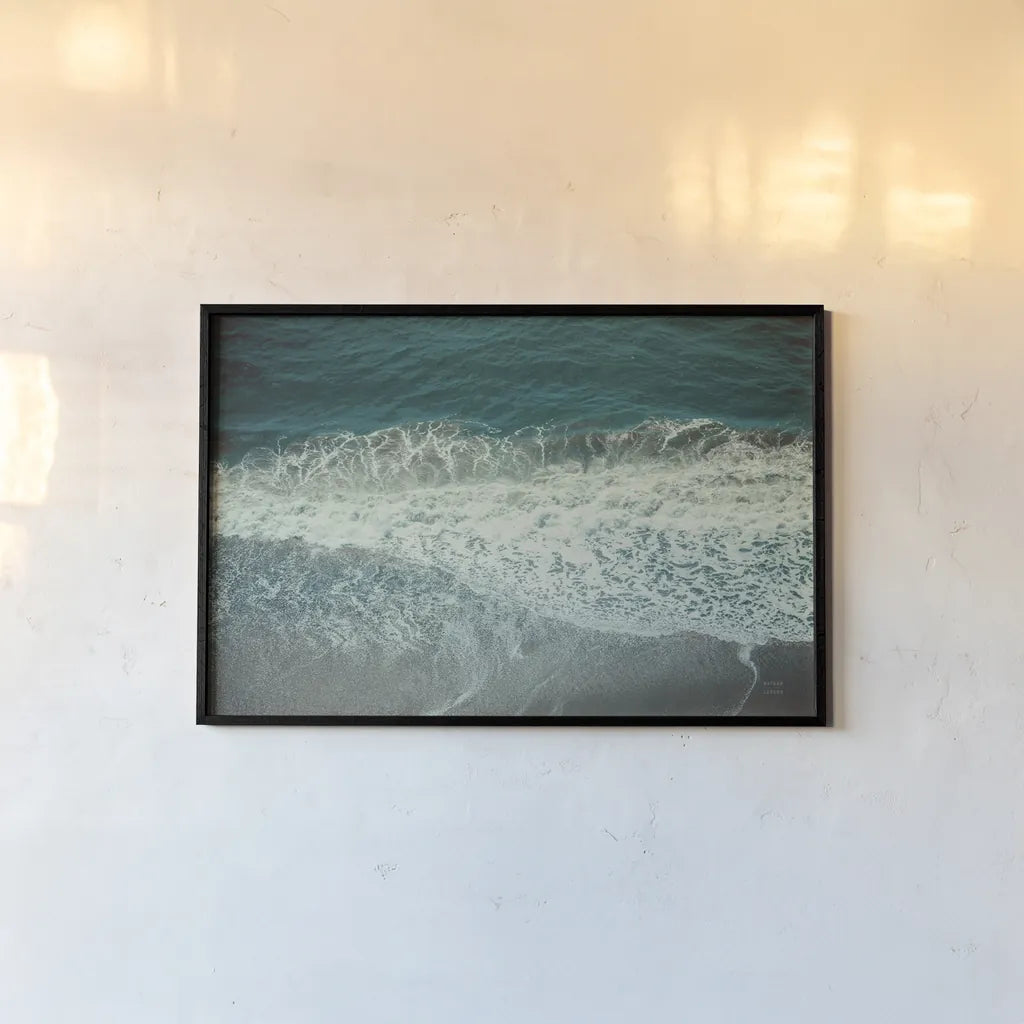 Pacific Afternoon III by Nathan Larson. shown as a paper print in a black flame. Available as a archival giclee rolled canvas, fine art paper, or poster print. SKU 88472i.