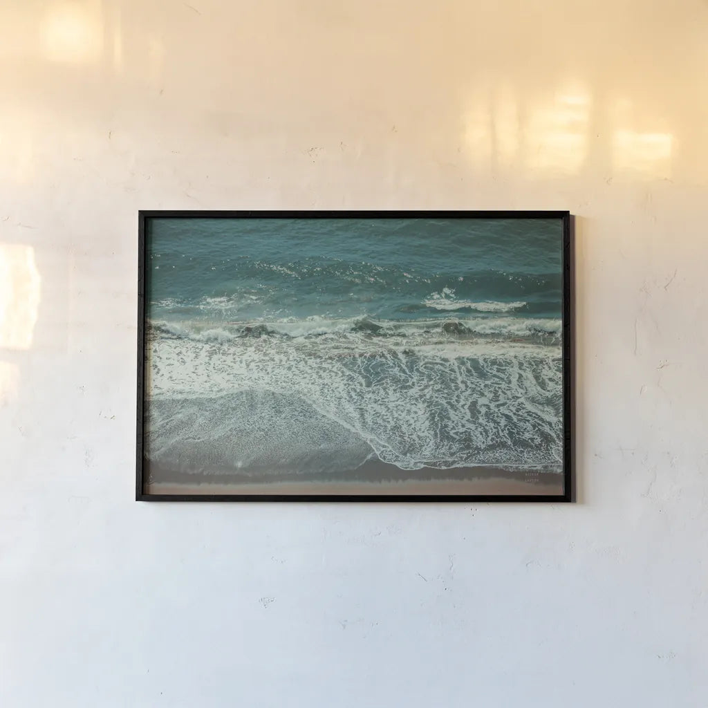 Pacific Afternoon IV by Nathan Larson. shown as a paper print in a black flame. Available as a archival giclee rolled canvas, fine art paper, or poster print. SKU 88473i.