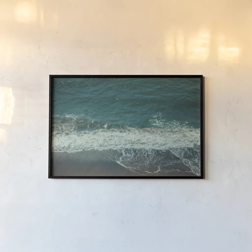 Pacific Afternoon V by Nathan Larson. shown as a paper print in a black flame. Available as a archival giclee rolled canvas, fine art paper, or poster print. SKU 88474i.