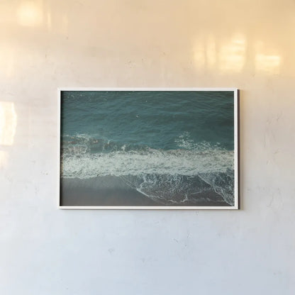 Pacific Afternoon V by Nathan Larson. shown as a paper print in a white frame. Available as a archival giclee rolled canvas, fine art paper, or poster print. SKU 88474i.