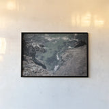 Pacific Cove by Nathan Larson. shown as a paper print in a black flame. Available as a archival giclee rolled canvas, fine art paper, or poster print. SKU 90445i.