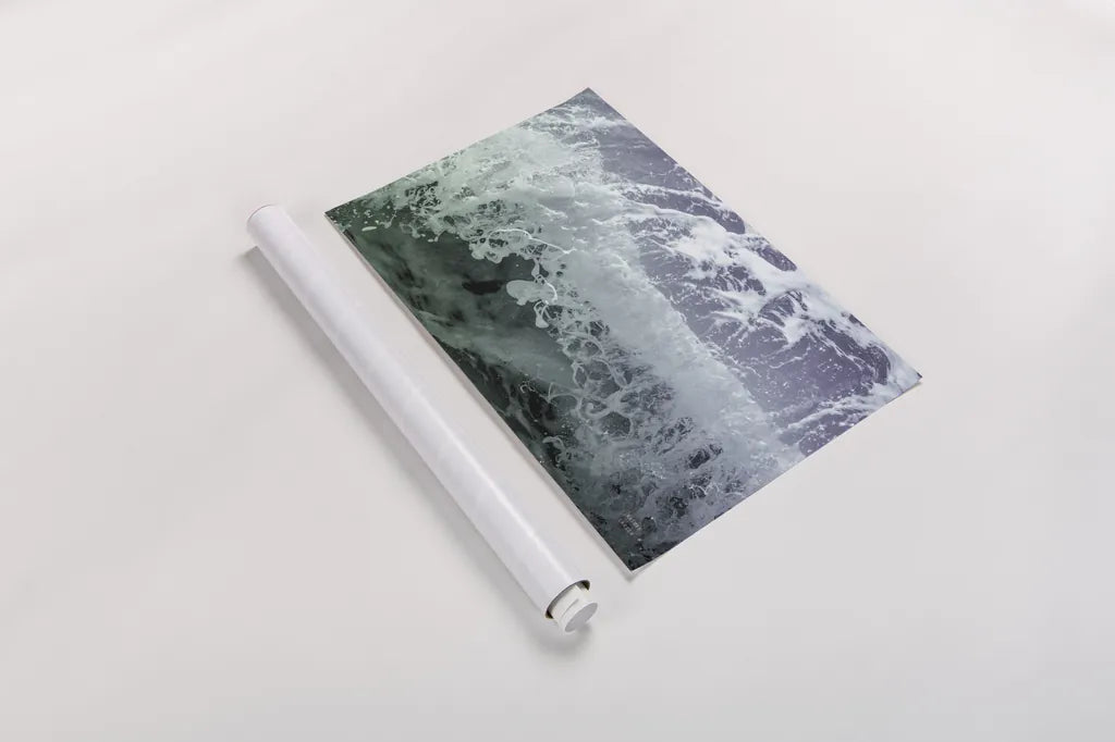 Pacific Moves I Color by Nathan Larson. shown as a rolled paper print. Available as archival giclee rolled canvas, fine art paper, or poster print. SKU 86922i.