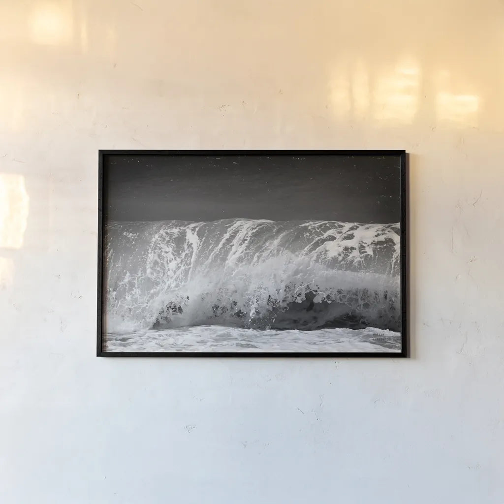 Pacific Moves II by Nathan Larson. shown as a paper print in a black flame. Available as a archival giclee rolled canvas, fine art paper, or poster print. SKU 86921i.
