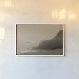 Pacific Ocean Lost by Nathan Larson. shown as a paper print in a white frame. Available as a archival giclee rolled canvas, fine art paper, or poster print. SKU 92599i.