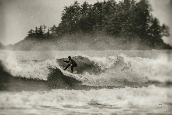 Pacific Surf II Sepia by Nathan Larson