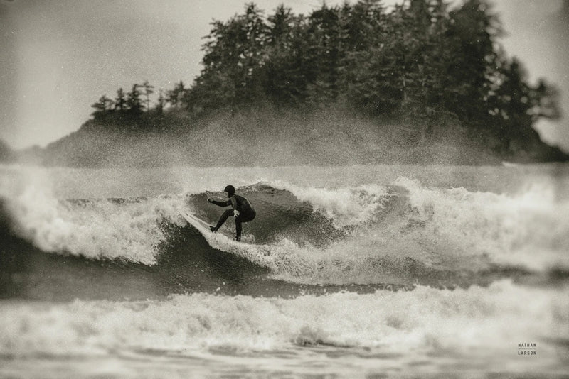 Pacific Surf II Sepia by Nathan Larson