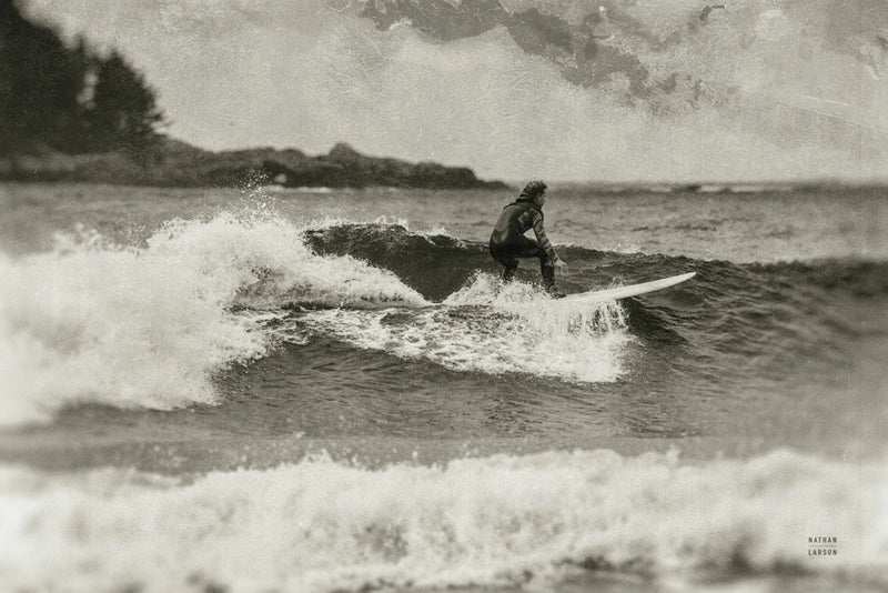Pacific Surf III Sepia by Nathan Larson