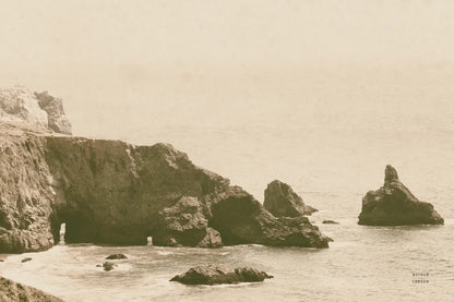 Passing Through Cove Sepia by Nathan Larson. SKU 88486i. Archival Giclee Fine art print for wall decor.