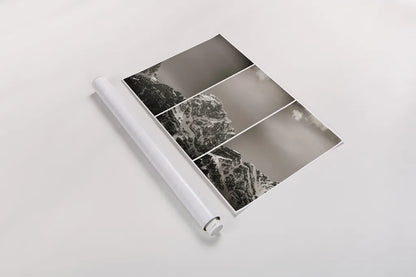 Peak Panel by Nathan Larson. shown as a rolled paper print. Available as archival giclee rolled canvas, fine art paper, or poster print. SKU 82414i.