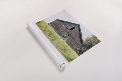 Peanut Farm by Nathan Larson. shown as a rolled paper print. Available as archival giclee rolled canvas, fine art paper, or poster print. SKU 98024i.