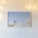 Peering Over by Nathan Larson. shown as a paper print in a white frame. Available as a archival giclee rolled canvas, fine art paper, or poster print. SKU 87191i.