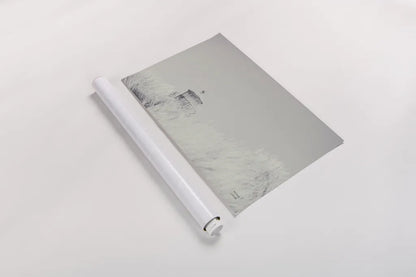 Peering Over BW by Nathan Larson. shown as a rolled paper print. Available as archival giclee rolled canvas, fine art paper, or poster print. SKU 87192i.