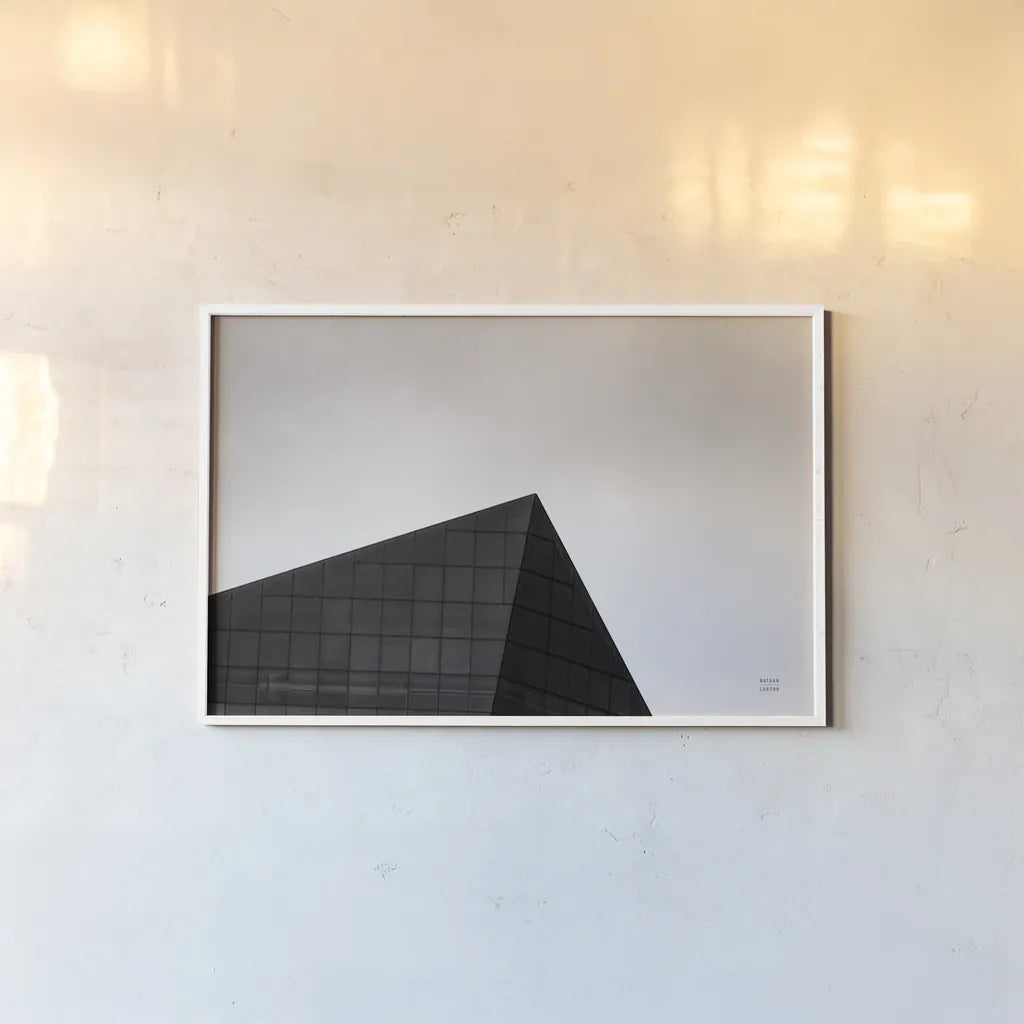 Philly I by Nathan Larson. shown as a paper print in a white frame. Available as a archival giclee rolled canvas, fine art paper, or poster print. SKU 88597i.