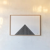 Philly II by Nathan Larson. shown as a paper print in a natural frame. Available as a archival giclee rolled canvas, fine art paper, or poster print. SKU 88598i.