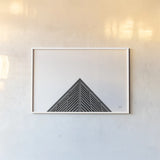 Philly II by Nathan Larson. shown as a paper print in a white frame. Available as a archival giclee rolled canvas, fine art paper, or poster print. SKU 88598i.