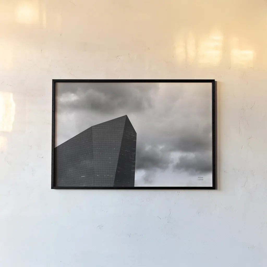 Philly III by Nathan Larson. shown as a paper print in a black flame. Available as a archival giclee rolled canvas, fine art paper, or poster print. SKU 88599i.