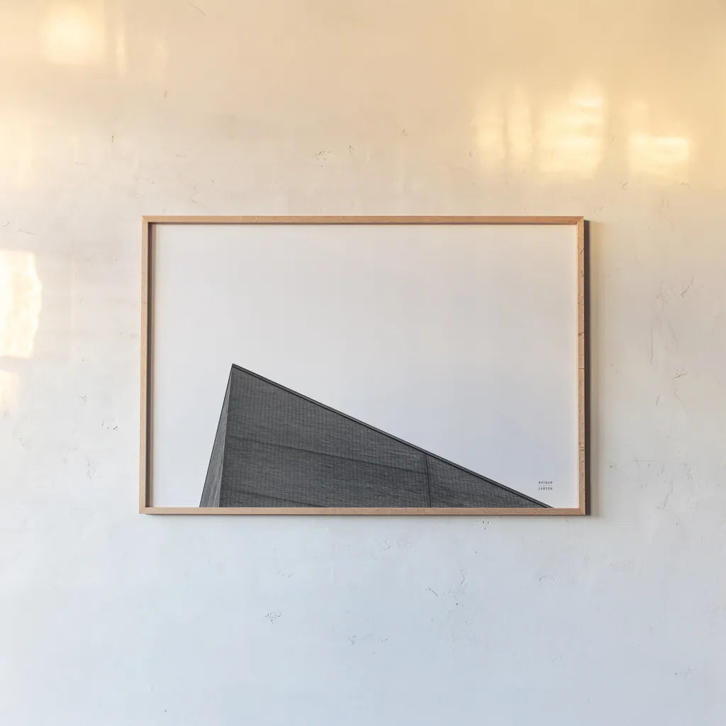 Philly IV by Nathan Larson. shown as a paper print in a natural frame. Available as a archival giclee rolled canvas, fine art paper, or poster print. SKU 88600i.