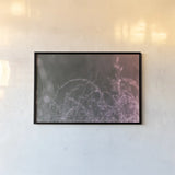 Pink Morning III by Nathan Larson. shown as a paper print in a black flame. Available as a archival giclee rolled canvas, fine art paper, or poster print. SKU 98721i.