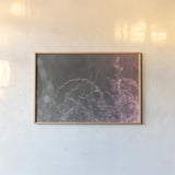 Pink Morning III by Nathan Larson. shown as a paper print in a natural frame. Available as a archival giclee rolled canvas, fine art paper, or poster print. SKU 98721i.