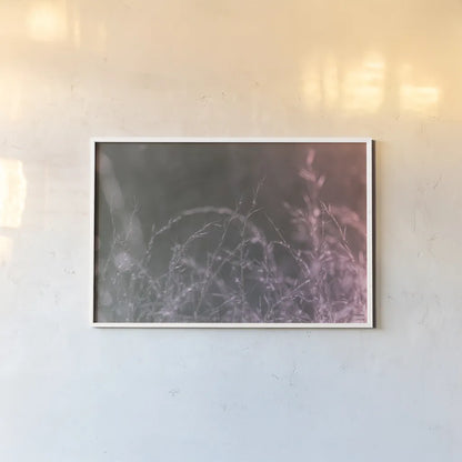 Pink Morning III by Nathan Larson. shown as a paper print in a white frame. Available as a archival giclee rolled canvas, fine art paper, or poster print. SKU 98721i.