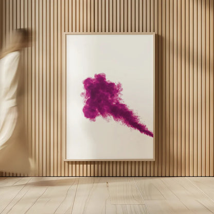 Pink Smoke by Nathan Larson. shown as over sized large wall art. Available as an archival giclee rolled canvas, fine art paper, or poster print. SKU 82302h.