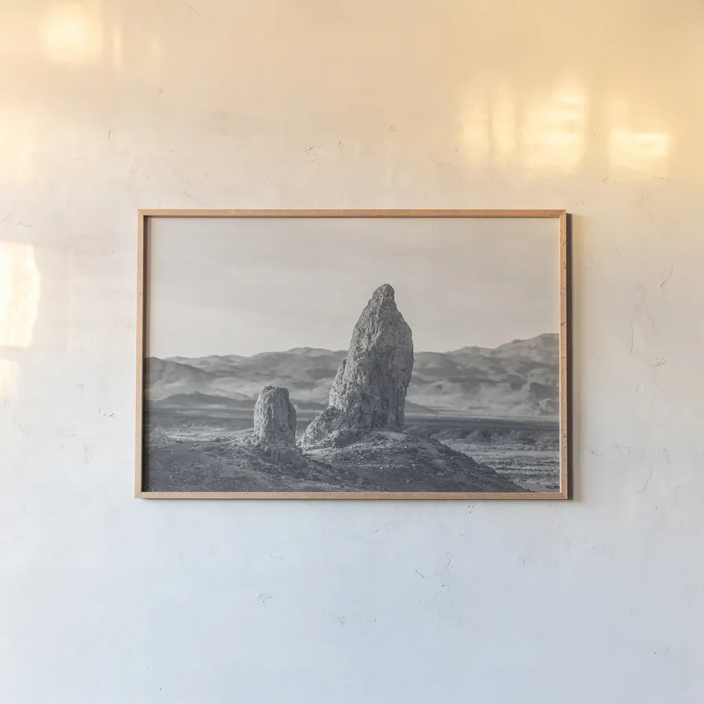 Pinnacle by Nathan Larson. shown as a paper print in a natural frame. Available as a archival giclee rolled canvas, fine art paper, or poster print. SKU 96624i.