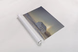 Prairie Church Solo Halo by Nathan Larson. shown as a rolled paper print. Available as archival giclee rolled canvas, fine art paper, or poster print. SKU 84239i.