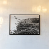 Preparing II by Nathan Larson. shown as a paper print in a black flame. Available as a archival giclee rolled canvas, fine art paper, or poster print. SKU 99782i.
