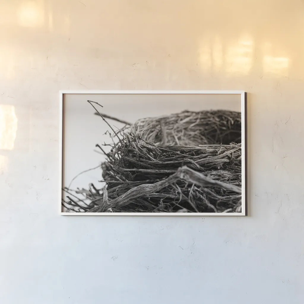 Preparing II by Nathan Larson. shown as a paper print in a white frame. Available as a archival giclee rolled canvas, fine art paper, or poster print. SKU 99782i.