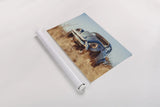 Punch Buggy by Nathan Larson. shown as a rolled paper print. Available as archival giclee rolled canvas, fine art paper, or poster print. SKU 103999i.