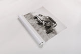 Punch Buggy BW by Nathan Larson. shown as a rolled paper print. Available as archival giclee rolled canvas, fine art paper, or poster print. SKU 103998i.